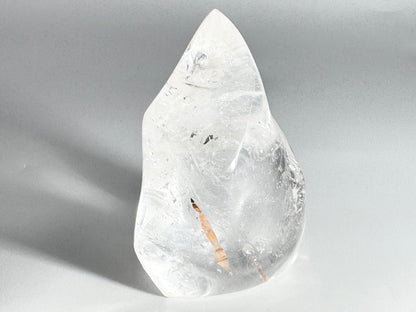 Clear Quartz Crystal Flame Shape 7.7cm