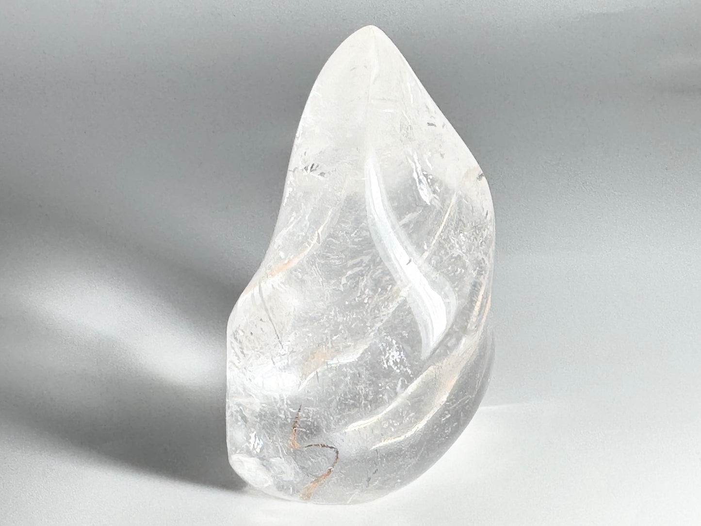 Clear Quartz Crystal Flame Shape 7.7cm