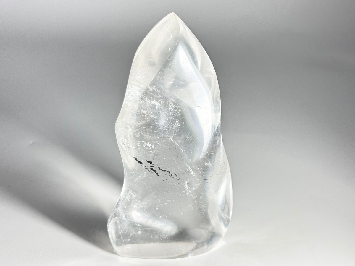 Clear Quartz Crystal Flame Shape 9.8cm