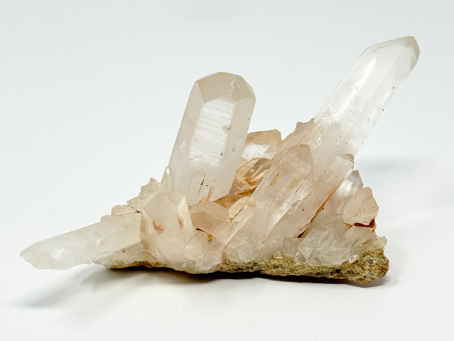 Clear Quartz Natural Crystal Group-12.3cm