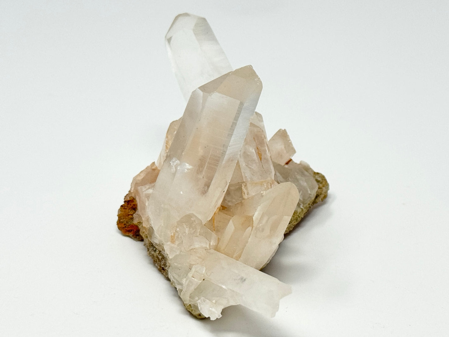 Clear Quartz Natural Crystal Group-12.3cm