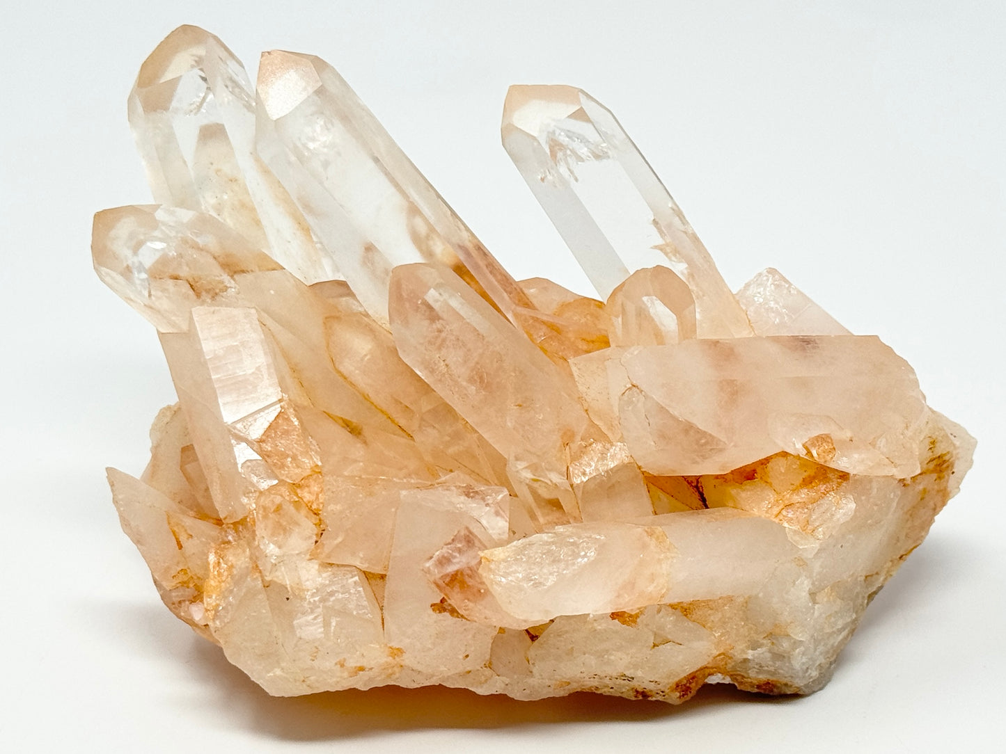 Clear Quartz Natural Crystal Group-14cm