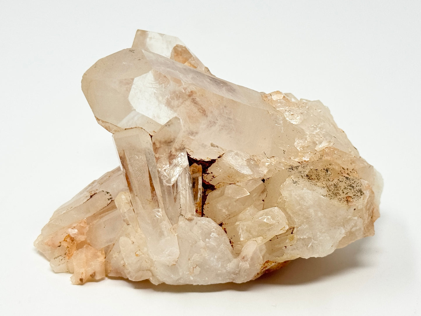 Clear Quartz Natural Crystal Group-10.2cm