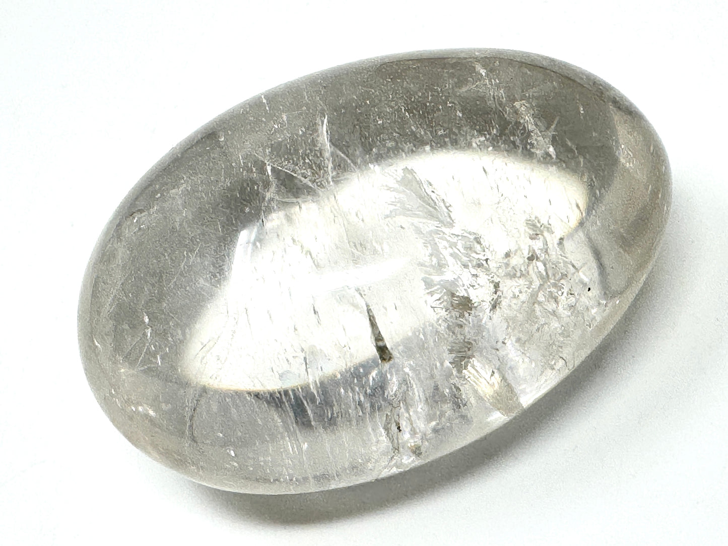 Large Clear Quartz Crystal Pebble 6.8cm