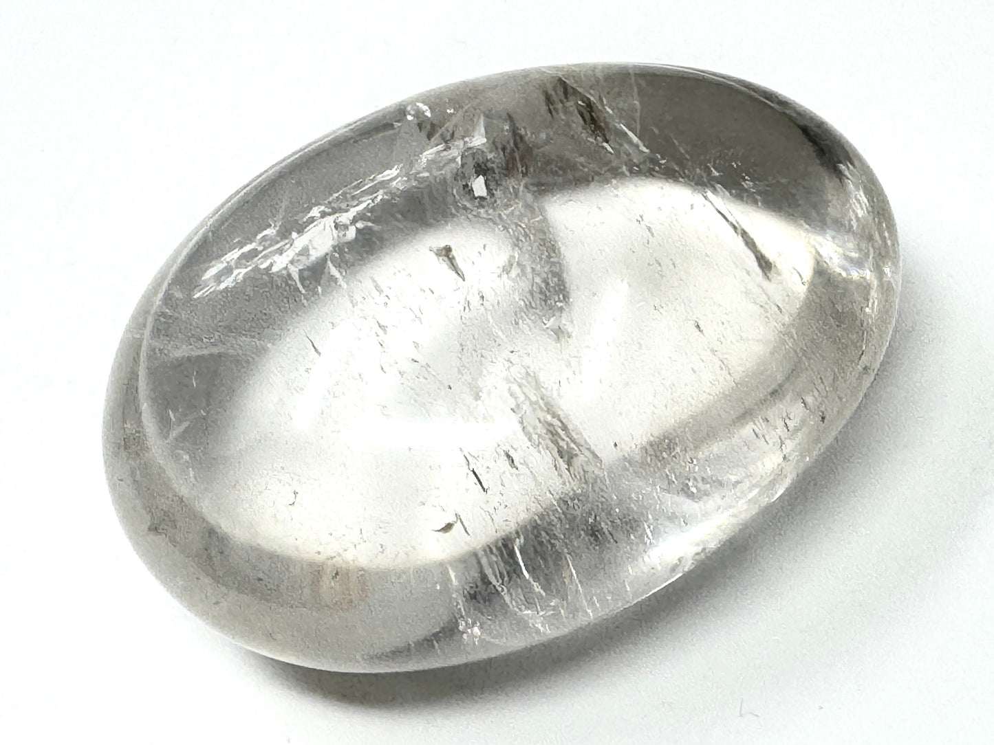 Large Clear Quartz Crystal Pebble 6.8cm