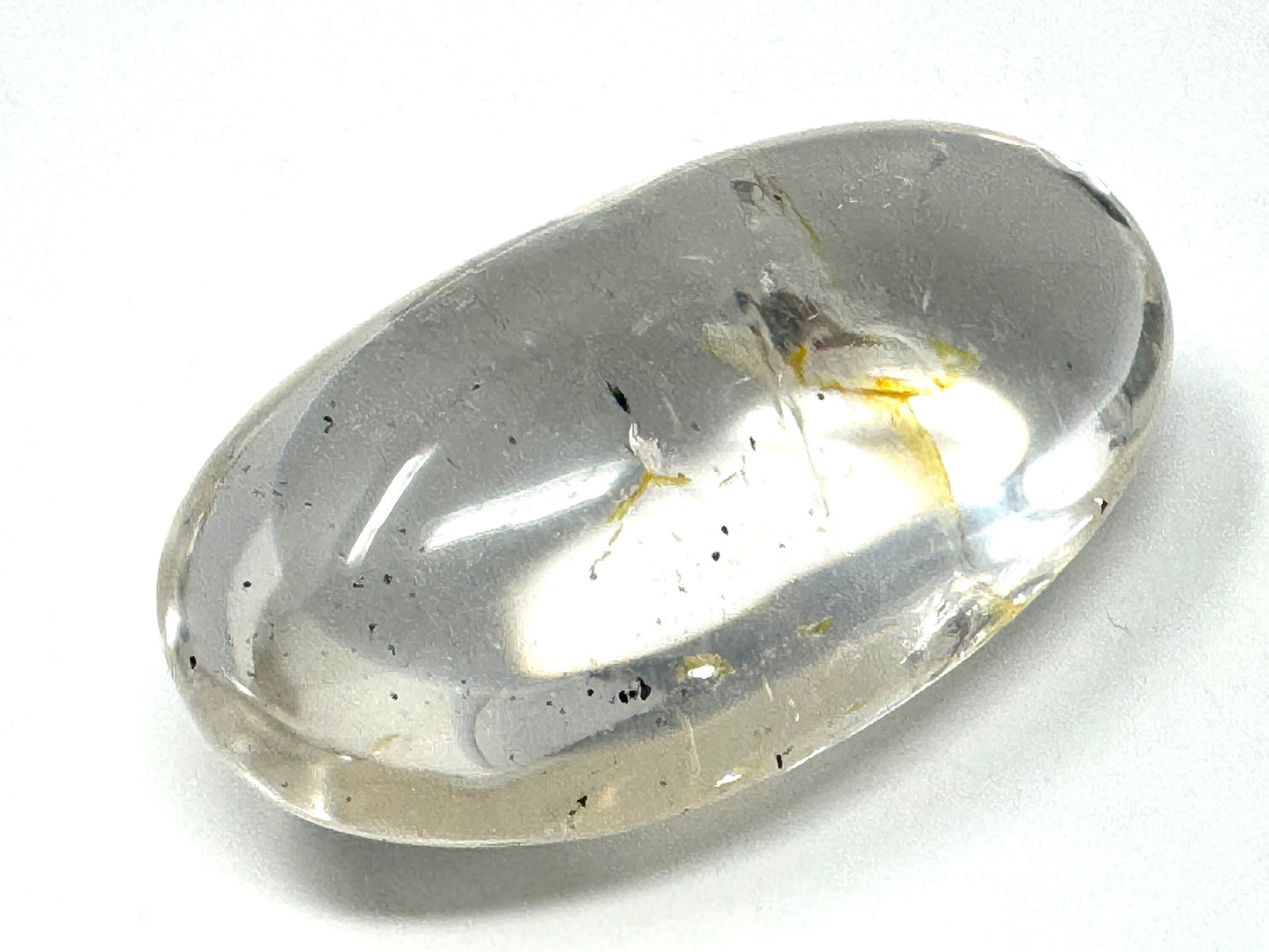Large Clear Quartz Crystal Pebble 7.2cm