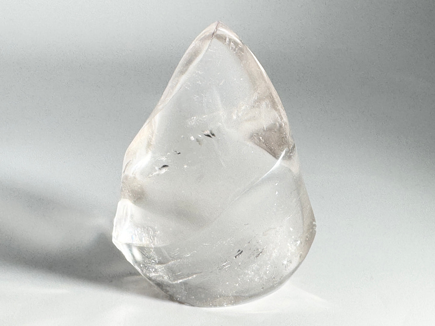 Clear Quartz Crystal Flame Shape 7.7cm