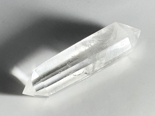 Clear Quartz  Double Terminated Crystal Point 7.4cm