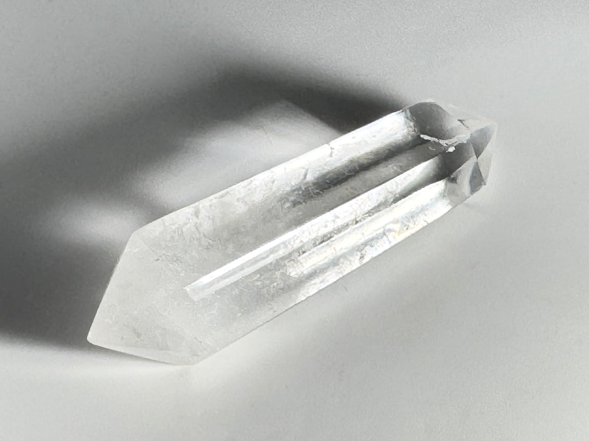 Clear Quartz  Double Terminated Crystal Point 7.4cm