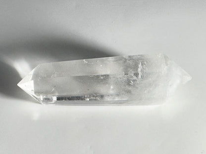 Clear Quartz  Double Terminated Crystal Point 7.4cm