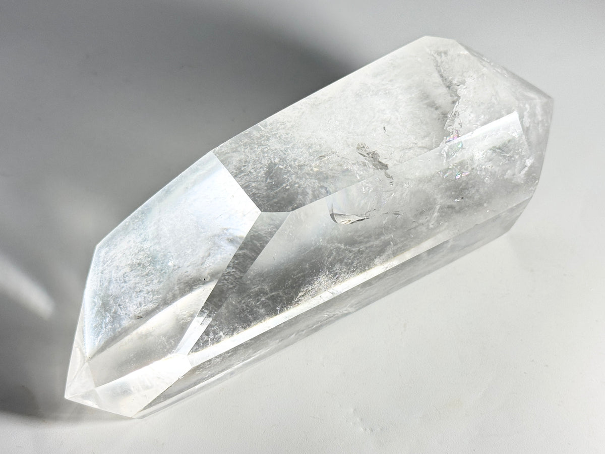 Clear Quartz  Double Terminated Crystal Point 13cm