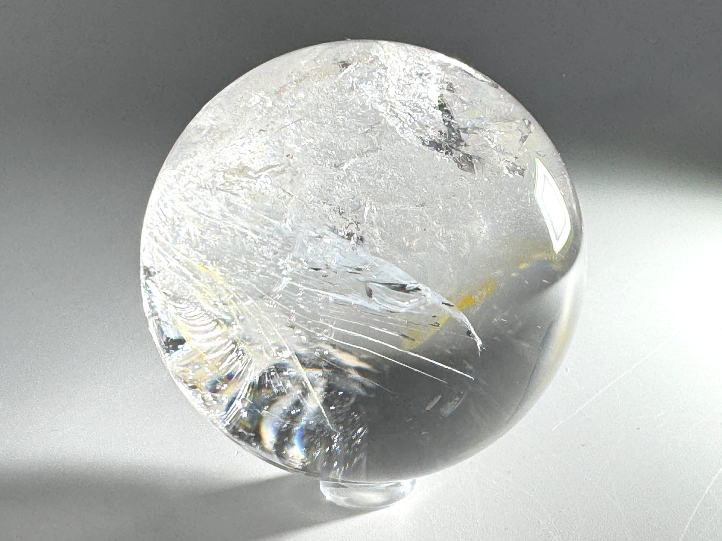 Clear Quartz Crystal Sphere 6.7cm