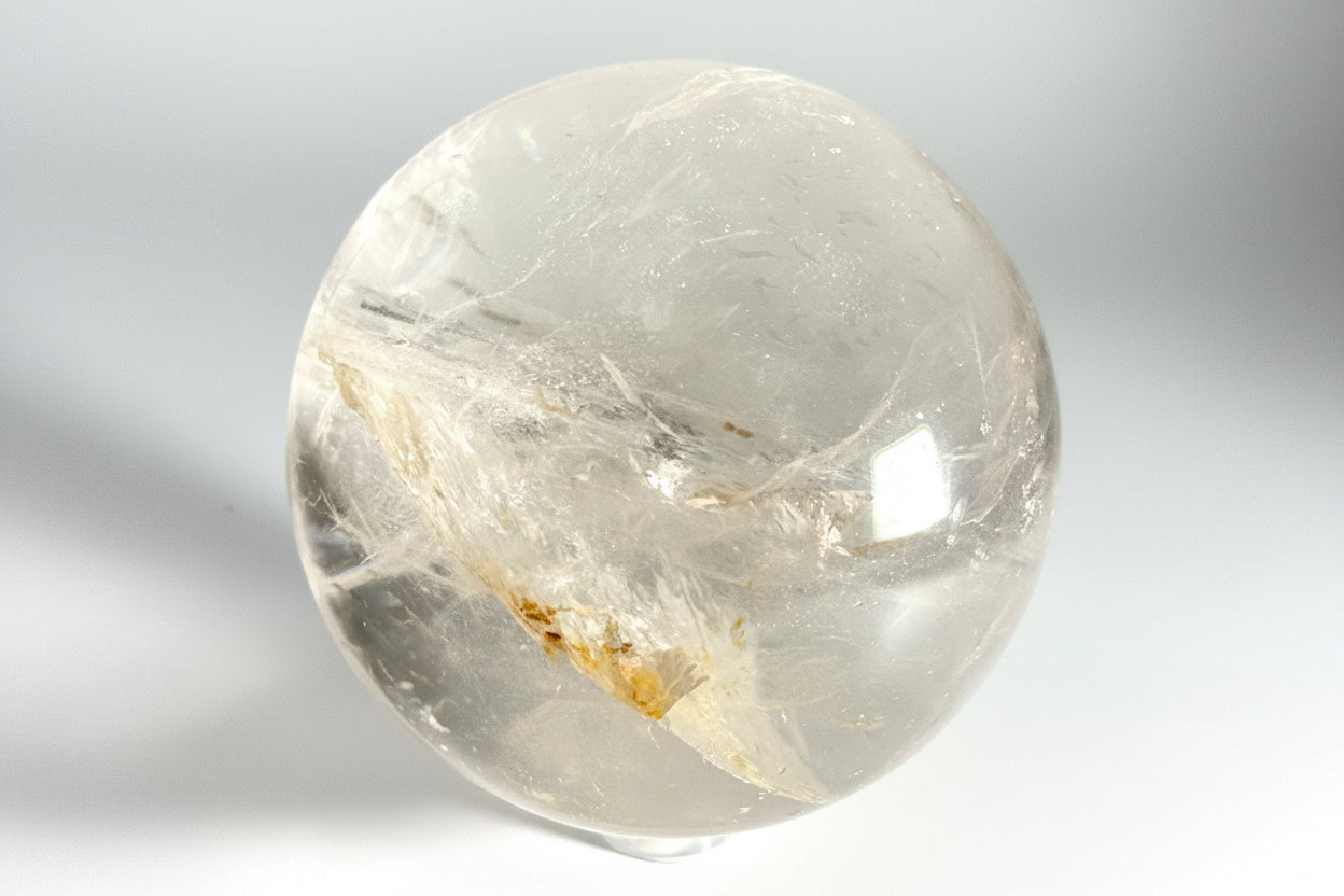 Clear Quartz Crystal Sphere 7.8cm