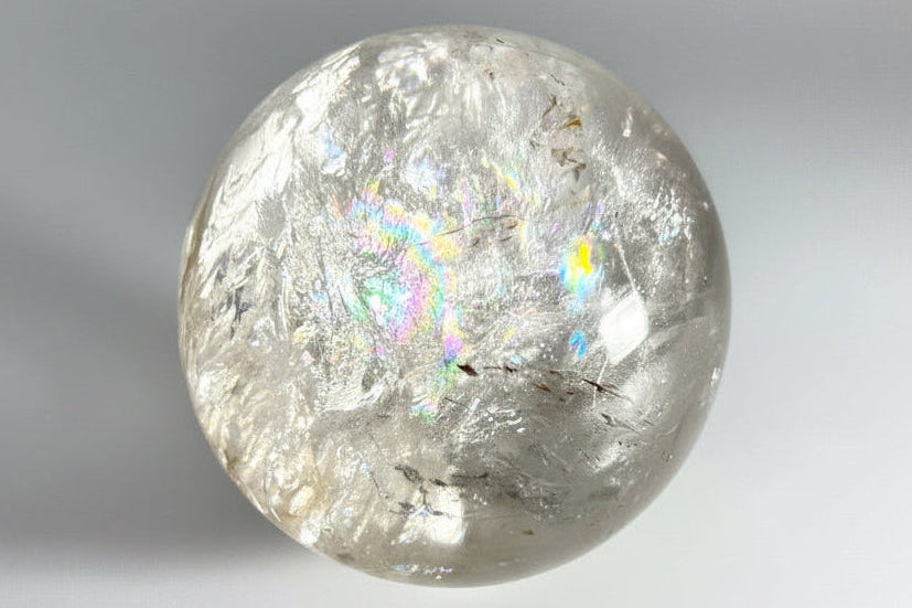 Clear Quartz Crystal Sphere 7.8cm
