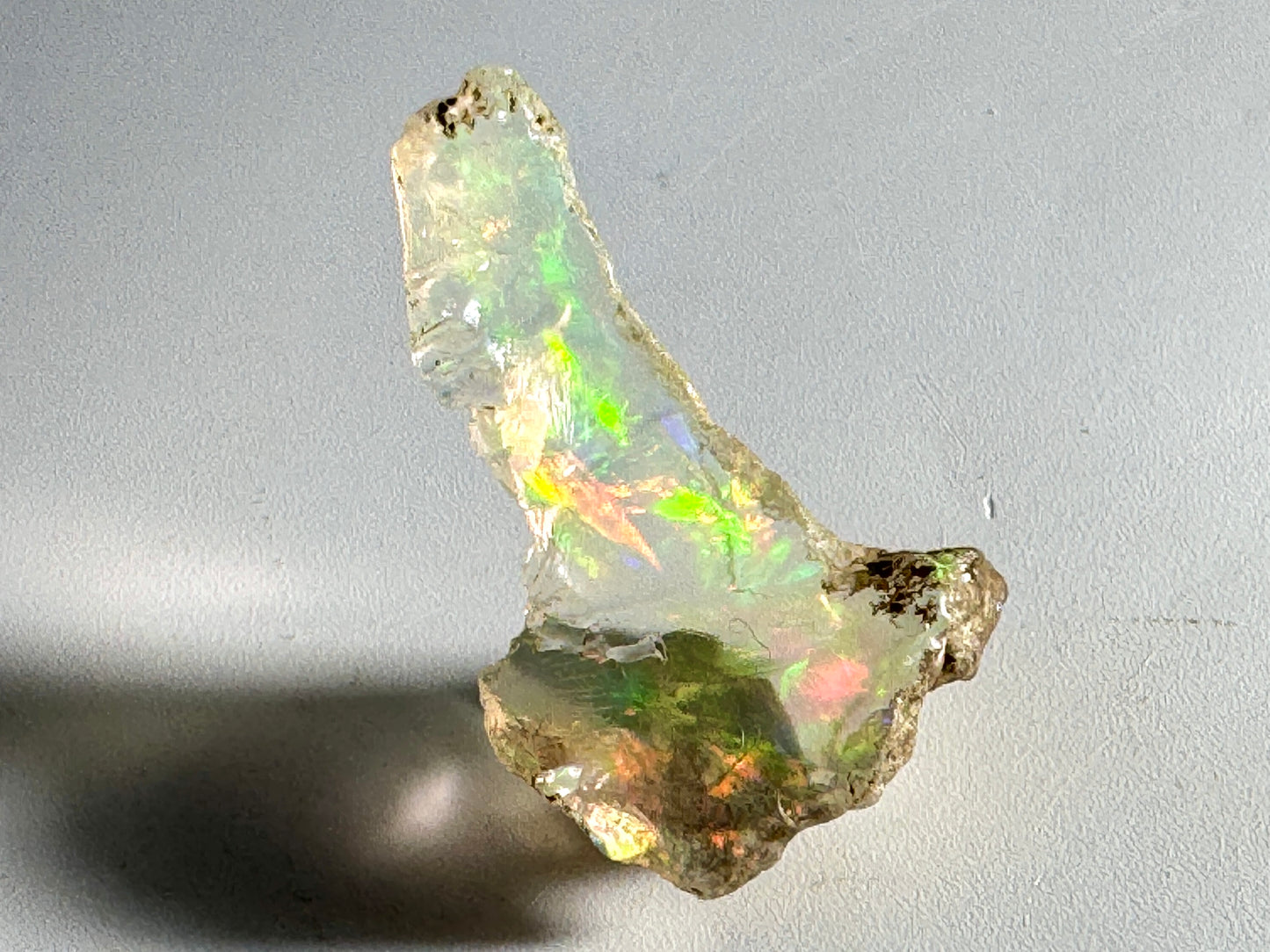 Ethiopian Crystal Opal Stone: Polished Welo Opal Gemstone 2.29 grams