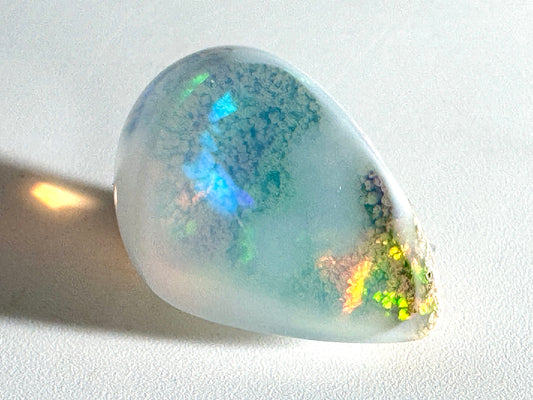 Ethiopian Crystal Opal Stone: Polished Welo Opal Gemstone 5.82 grams