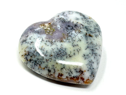 Large Dendritic Opal Crystal Heart 6.9cm