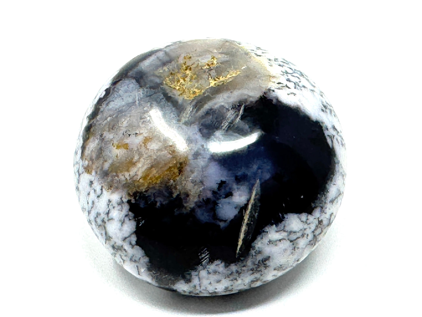 Dendritic Opal Crystal Pebble 5.3cm