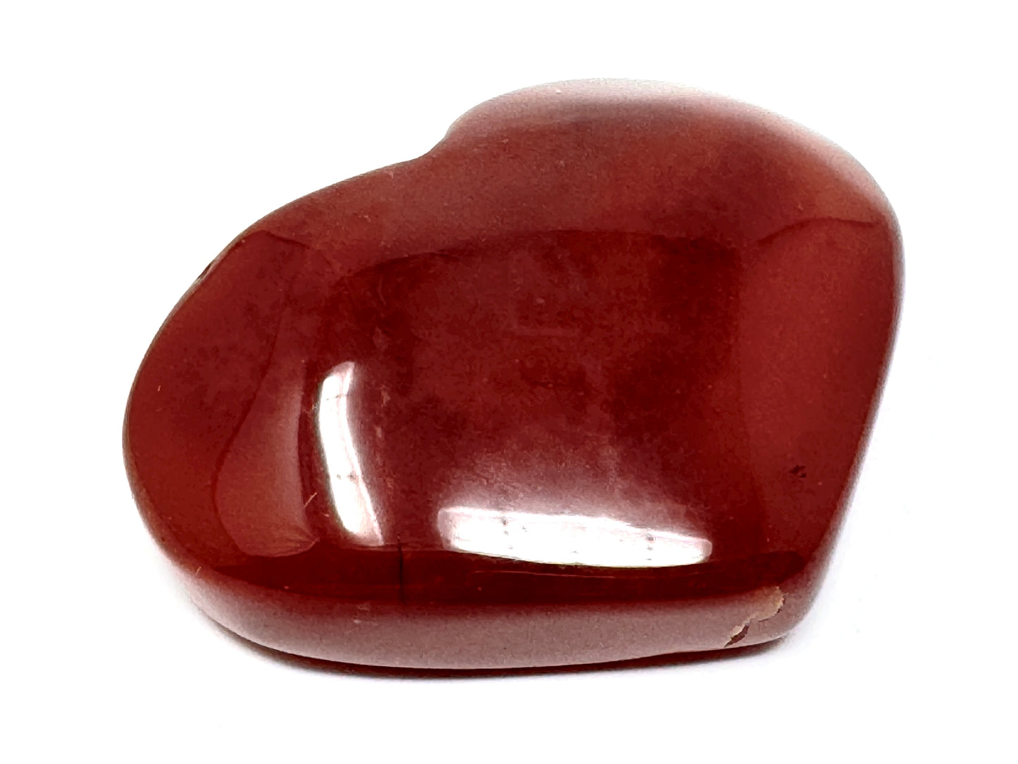 Druzy Carnelian Geode Crystal Heart 5.4cm