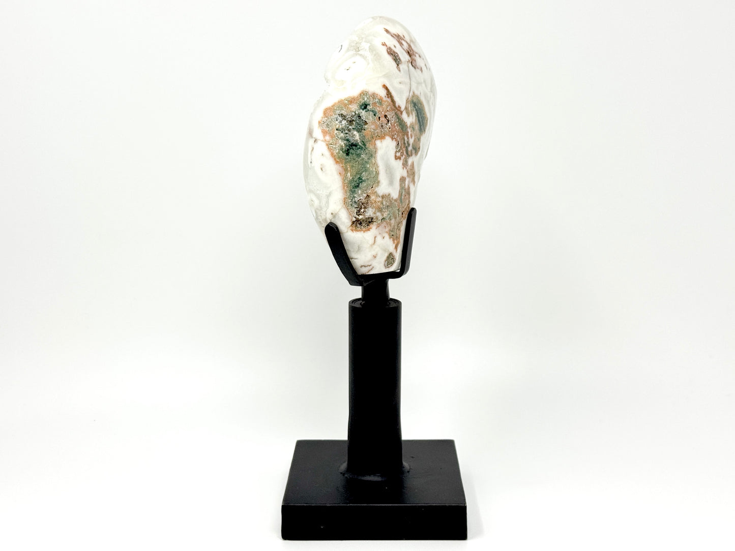 Mounted Druzy Moss Agate Freeform 14.7cm