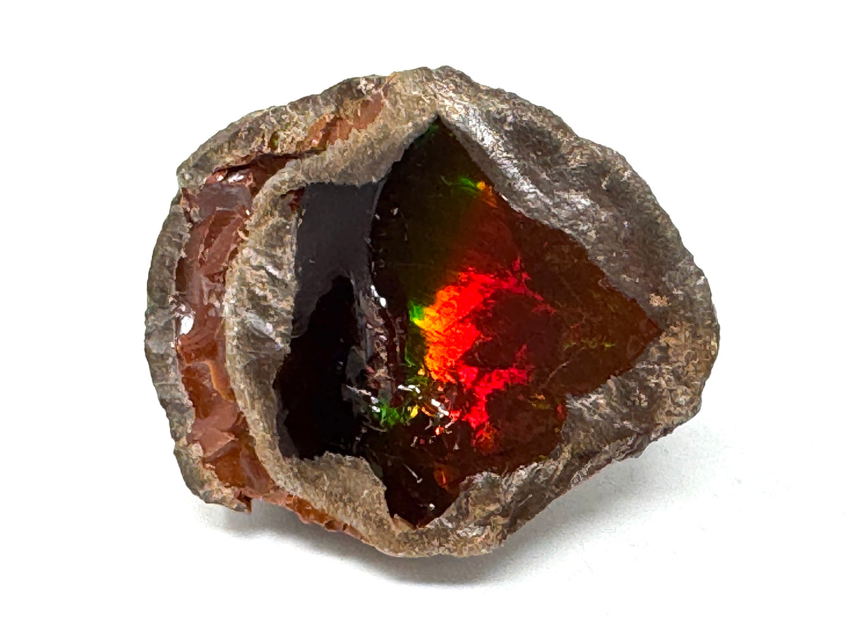 Ethiopian Shewa Opal: Natural Chocolate Opal Gemstone 22.31 grams
