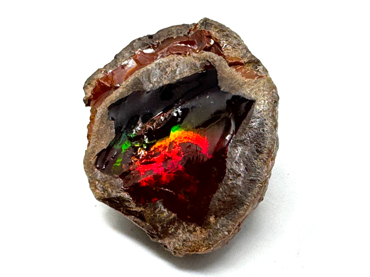 Ethiopian Shewa Opal: Natural Chocolate Opal Gemstone 22.31 grams