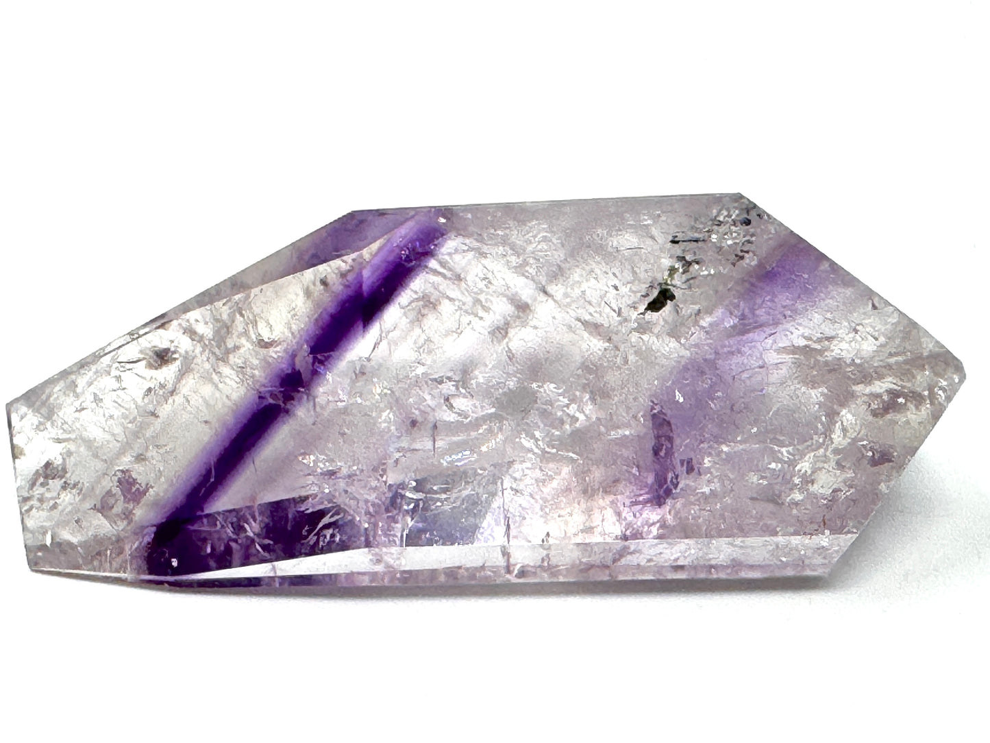 Faceted Amethyst Phantom Quartz Crystal 6.7cm