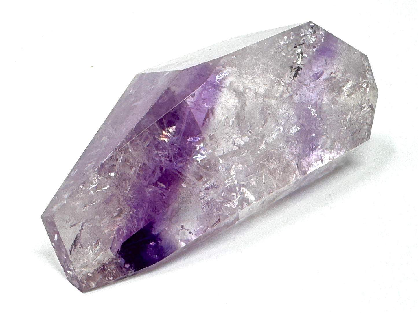 Faceted Amethyst Phantom Quartz Crystal 6.7cm