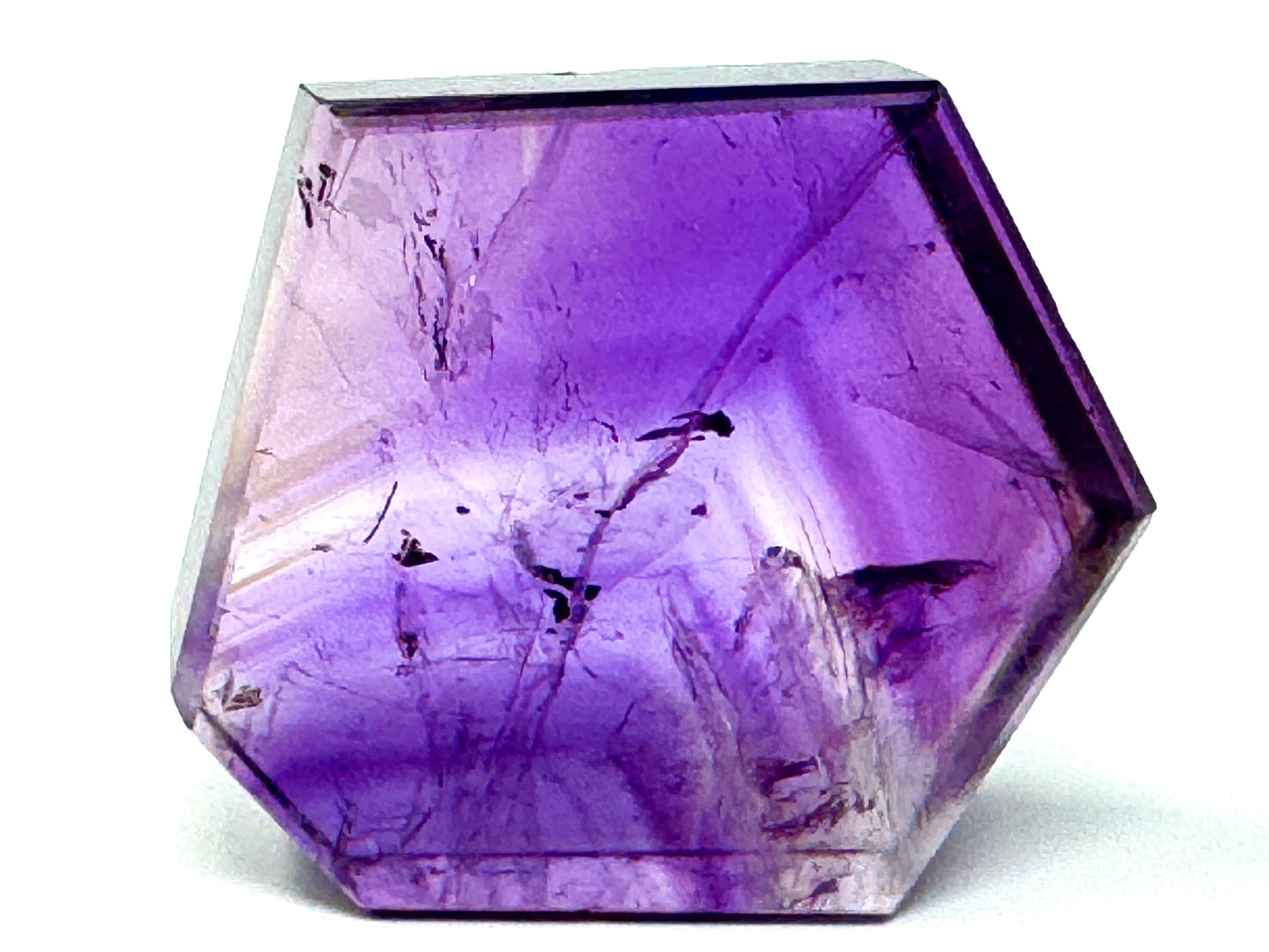 Faceted Amethyst Phantom Quartz Crystal 5.3cm