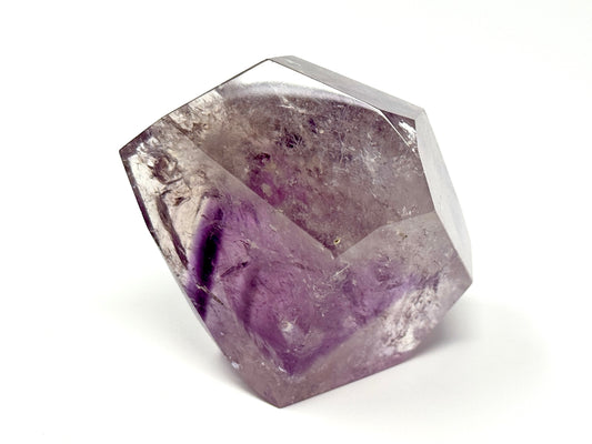 Faceted Amethyst Phantom Quartz Crystal 7cm