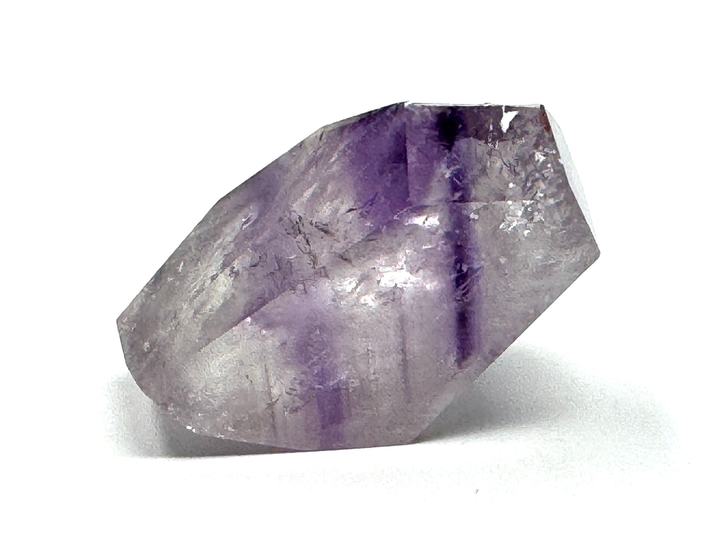 Faceted Amethyst Phantom Quartz Crystal 5.9cm