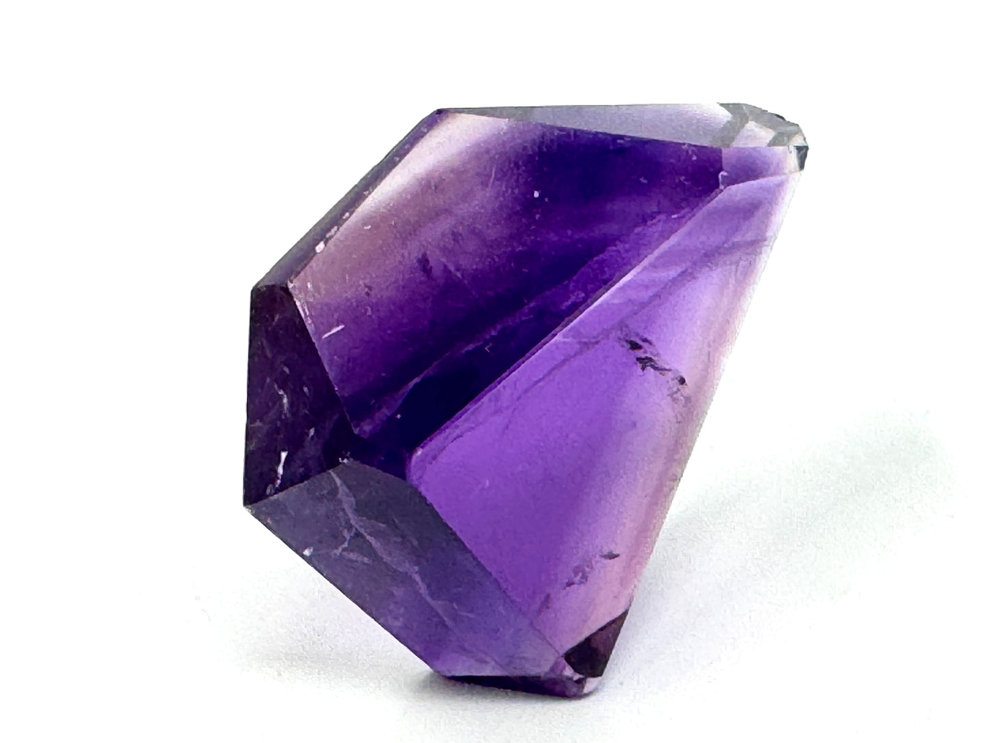 Faceted Amethyst Phantom Quartz Crystal 5.2cm