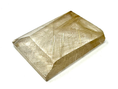 Faceted Rutilated Quartz Crystal 4cm