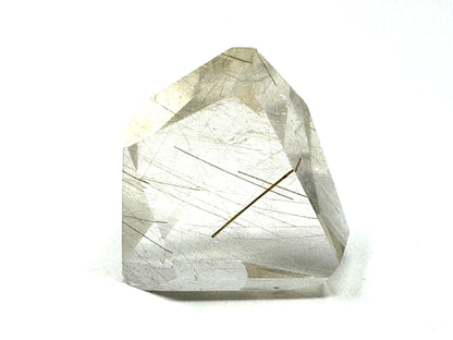 Faceted Rutilated Quartz Crystal 4.8cm