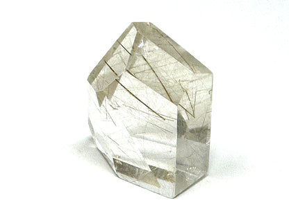 Faceted Rutilated Quartz Crystal 4.8cm