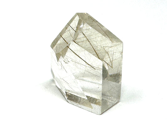 Faceted Rutilated Quartz Crystal 4.8cm