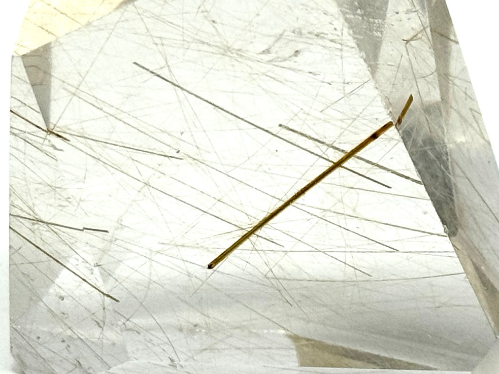 Faceted Rutilated Quartz Crystal 4.8cm