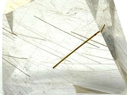 Faceted Rutilated Quartz Crystal 4.8cm