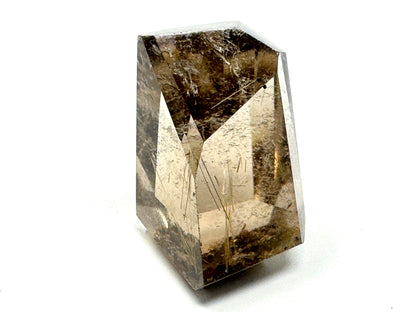 Faceted Rutilated Quartz Crystal 4.1cm