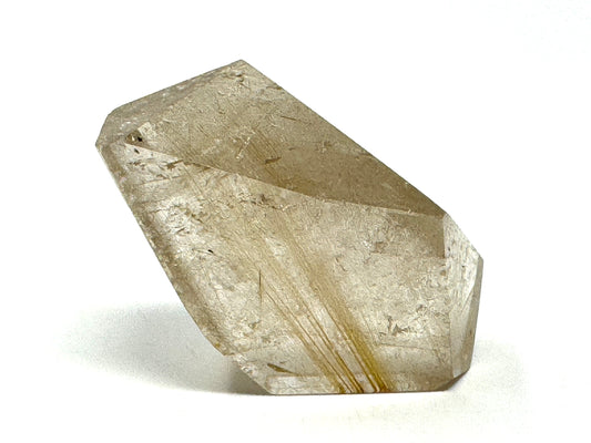 Faceted Rutilated Quartz Crystal 4.1cm