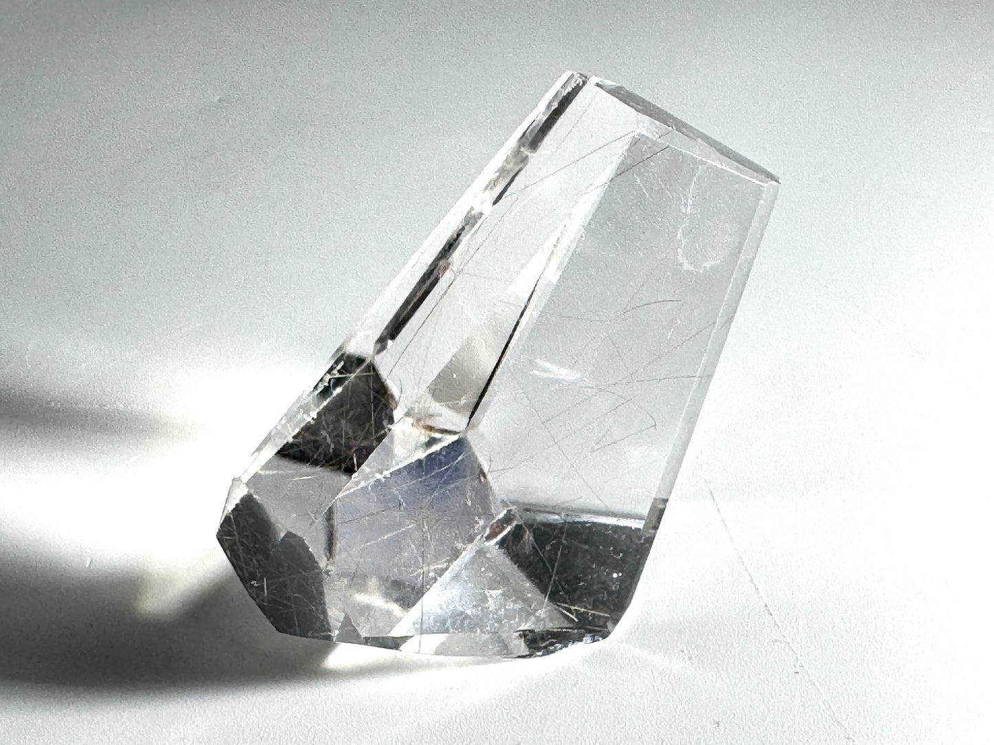 Faceted Rutilated Quartz Crystal 5.2cm