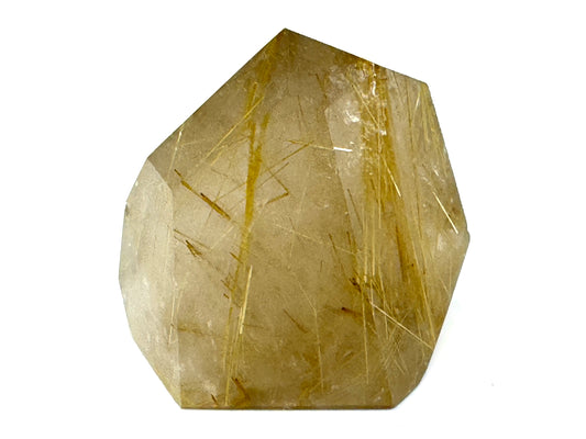 Faceted Rutilated Quartz Crystal 4.2cm