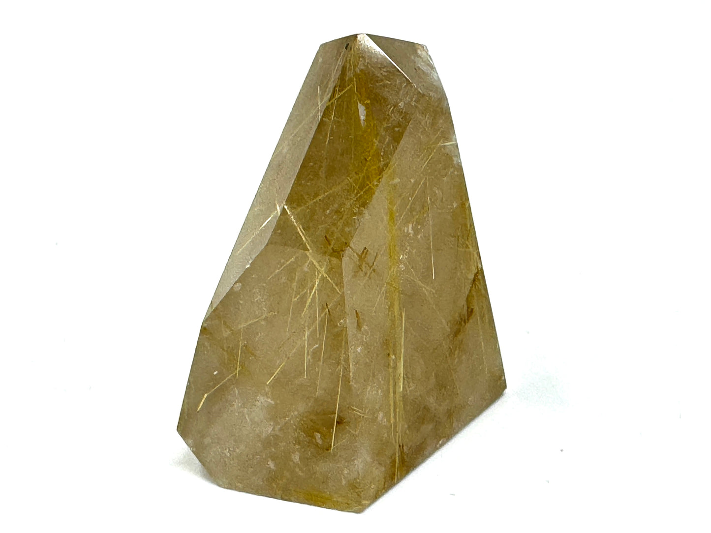 Faceted Rutilated Quartz Crystal 4.2cm
