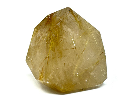 Faceted Rutilated Quartz Crystal 4.2cm