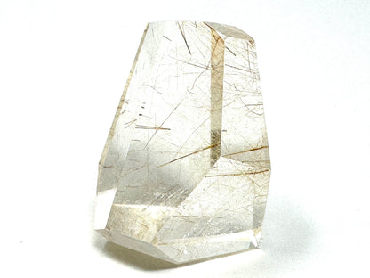 Faceted Rutilated Quartz Crystal 3.9cm