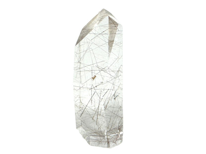 Faceted Rutilated Quartz Crystal 6.5cm