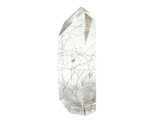 Faceted Rutilated Quartz Crystal 6.5cm