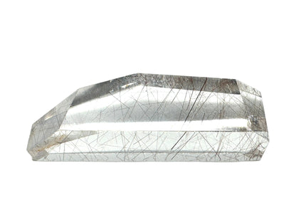 Faceted Rutilated Quartz Crystal 6.5cm