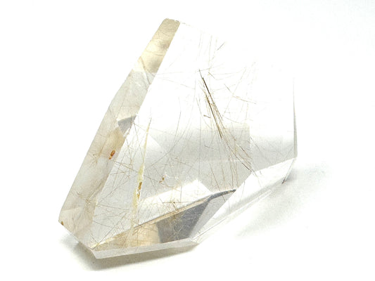 Faceted Rutilated Quartz Crystal 5.9cm