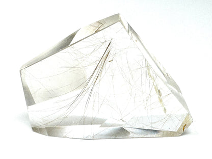 Faceted Rutilated Quartz Crystal 5.9cm